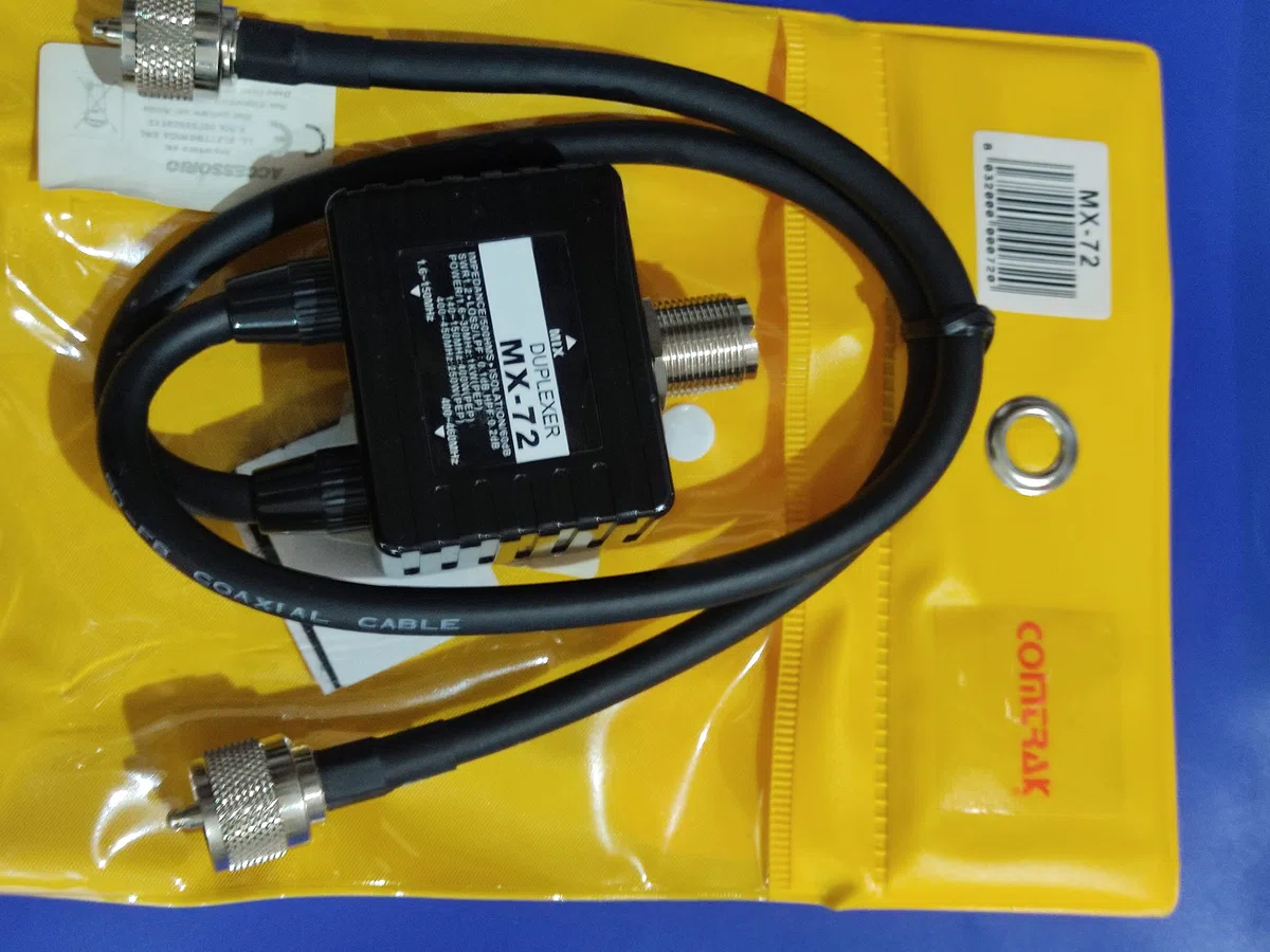 Filtre Duplexer HF/VHF/UHF MX-72 Complet de câbles intestati PL-259 874010