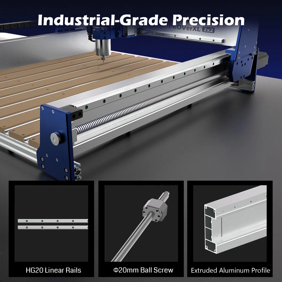 Genmitsu PROVerXL 2x2 Routeur CNC+ Module de contrôleur