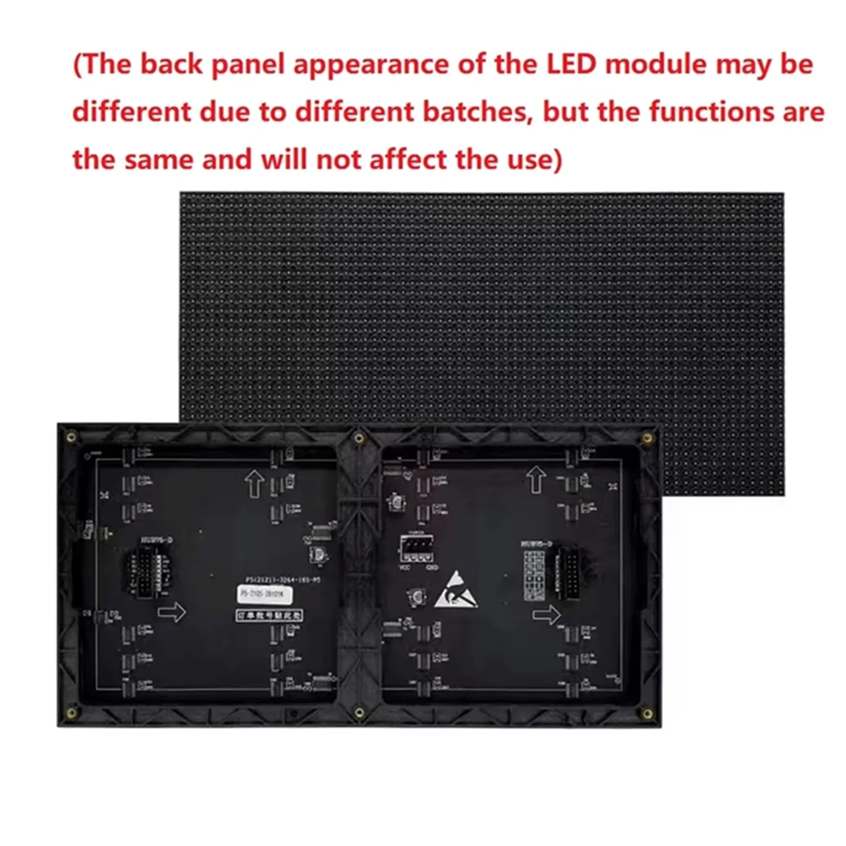 8 Pièces P5 Panneau D'Écran LED D'Intérieur 64X32 Module D'Affichage LED 16 Scan Écran D'Affichage Électronique LED Couleur 320X160mm