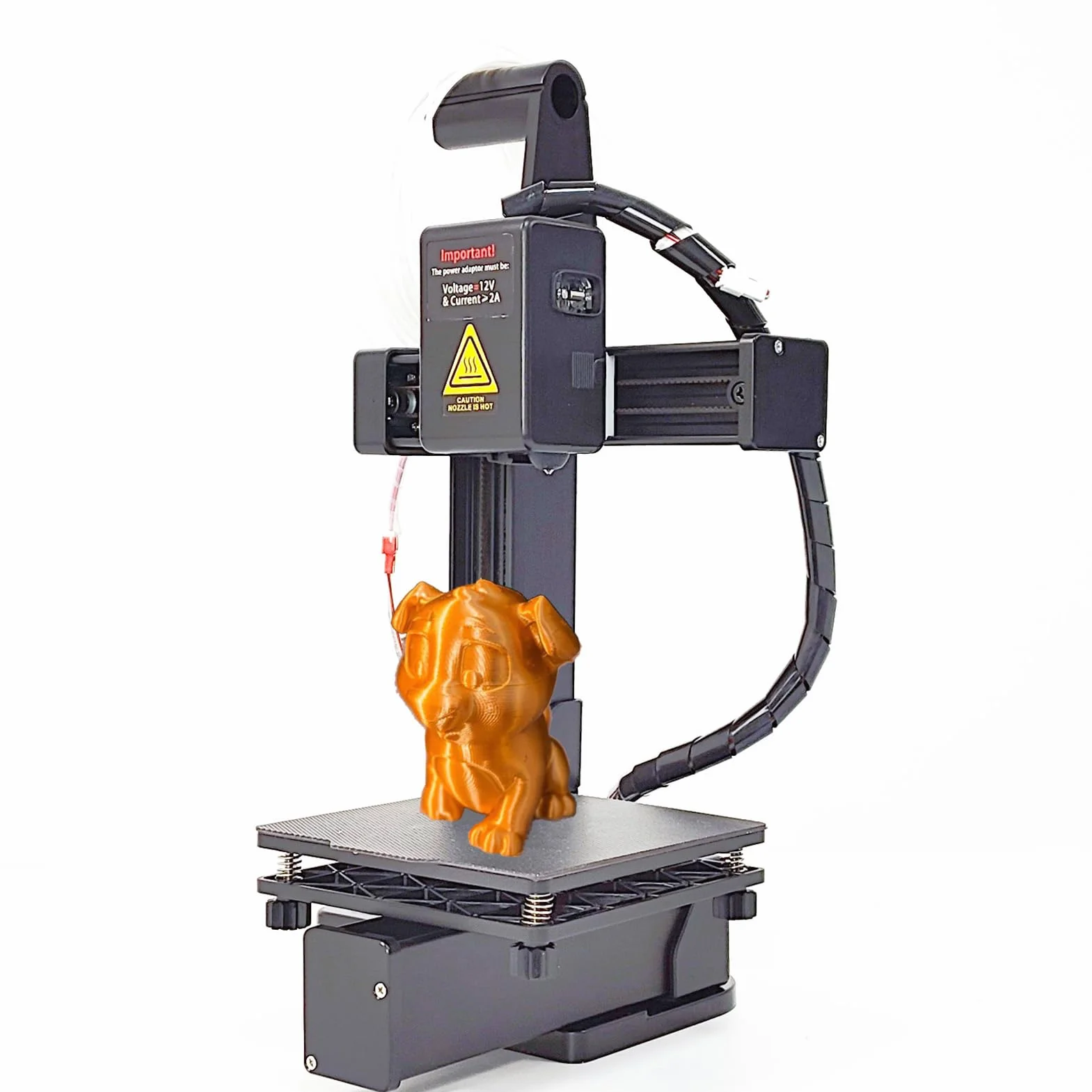 Haofy Petite Imprimante 3D avec Une Excellente Machine d'impression de qualité d'impression pour Les Débutants de Chauffage Rapide pour L'outil éducatif des Enfants (admet Les Filaments PLA et TPU)