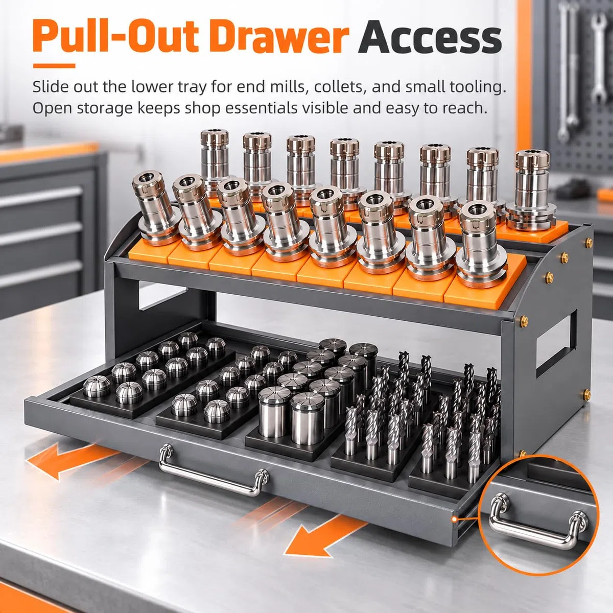 Organisateurs de support de stockage d'outils CNC, ajustement BT40