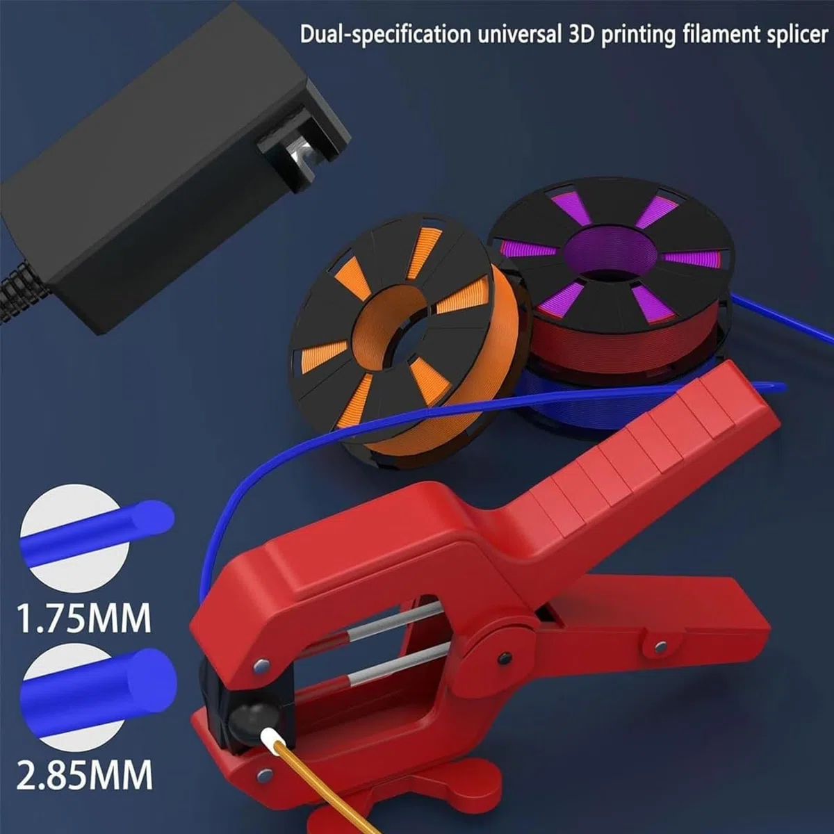 Pince à filament pour imprimante 3D avec chauffage rapide et minuterie réglable pour réparation et assemblage