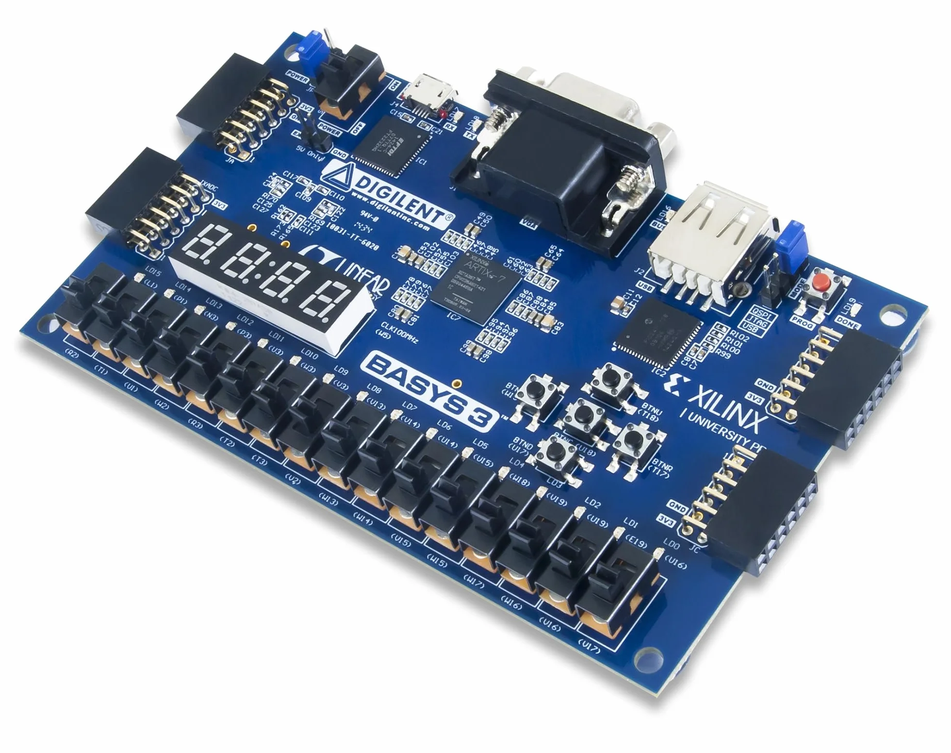 Basys 3 Artix-7 FPGA Trainer Board: Recommended for Introductory Users