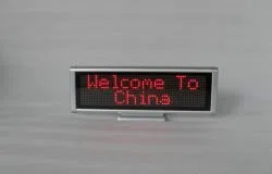 Gowe 2 pcs/lot, affichage Miniled Rechargable, DOT Matrix, intérieur, couleur rouge, LED Digitabl Board, programmable, Desk Sign, étiquette de prix