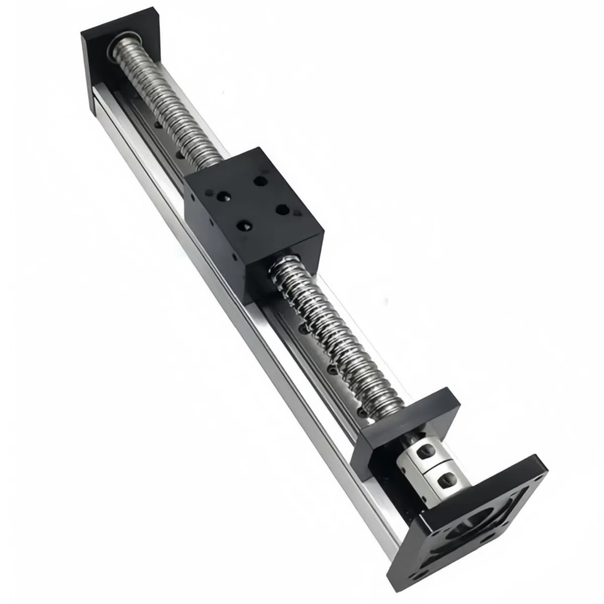 Platine de guidage motorisée 12" (300 mm) avec actionneur à vis à billes SFU1605 pour mini-rail de guidage CNC, table à glissières croisées, charge horizontale maximale de 40 kg (88 livres) pour bra