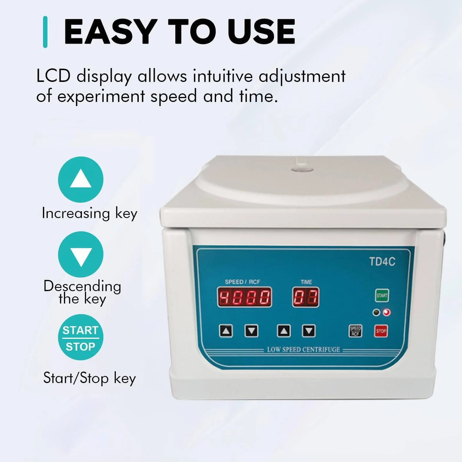Centrifugeuse De Table De Laboratoire PRP 6 X 15/8 X 15/12 X 10ml, Mini Centrifugeuse Scientifique avec Minuterie 0-99 Mins Vitesse Réglable