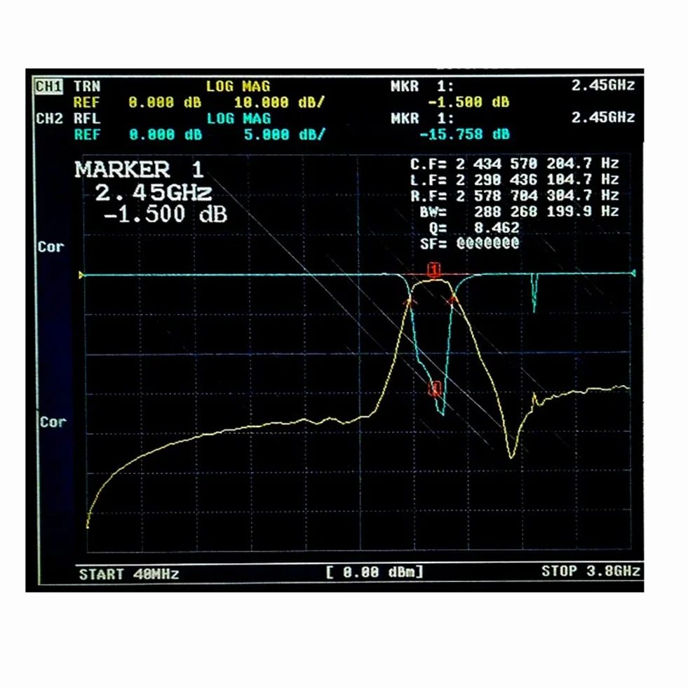 FBP-2400 2.4G 2450MHz Filtre Passe-Bande Zigbee Anti-Brouillage Interface SMA DéDiéE