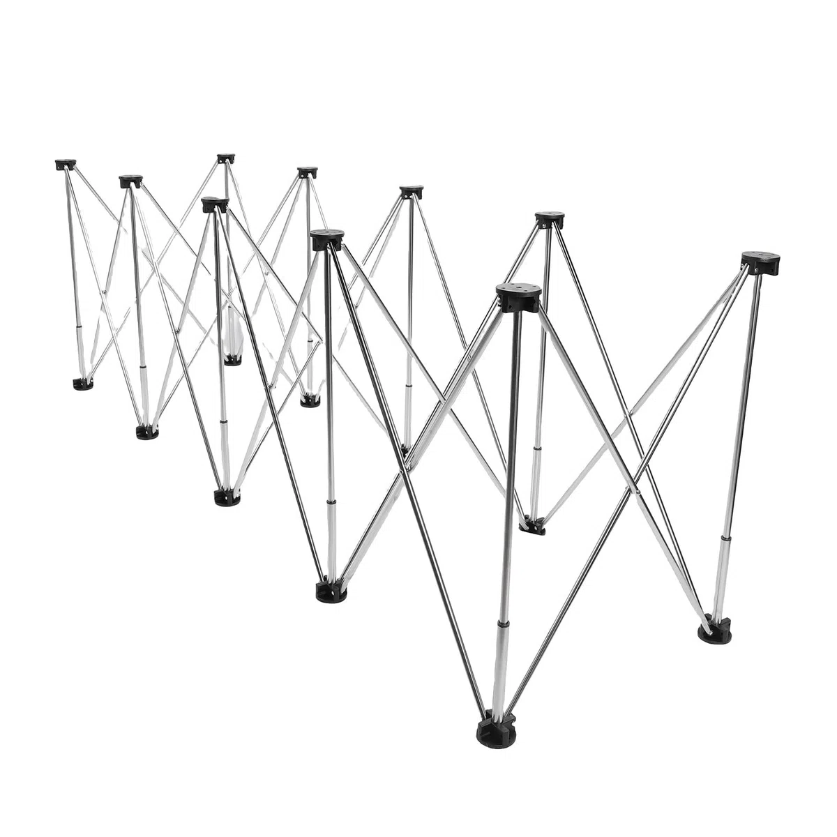 Table de Travail Portable, 222x60x73cm, Capacité 998 Kg, Plan de