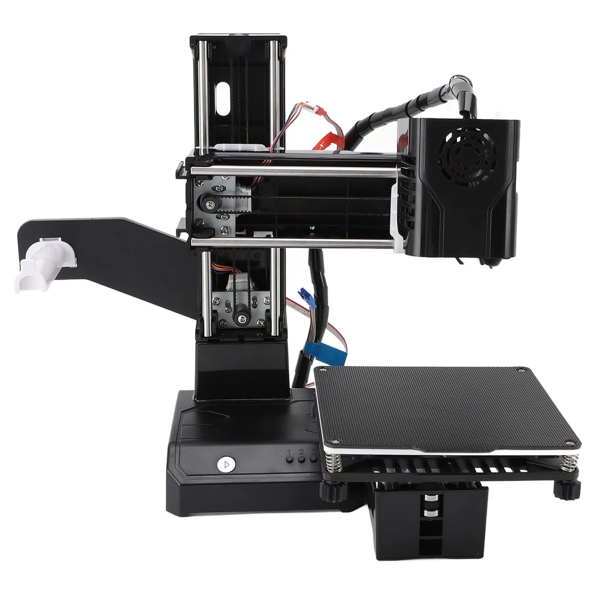 Imprimante 3D Cliquez sur Mini Machine d'impression de Bureau pour Les Enfants 100x100x100mm Taille d'impression Plateforme Amovible OneKey Printing, Léger, Portable et (Prise UE)