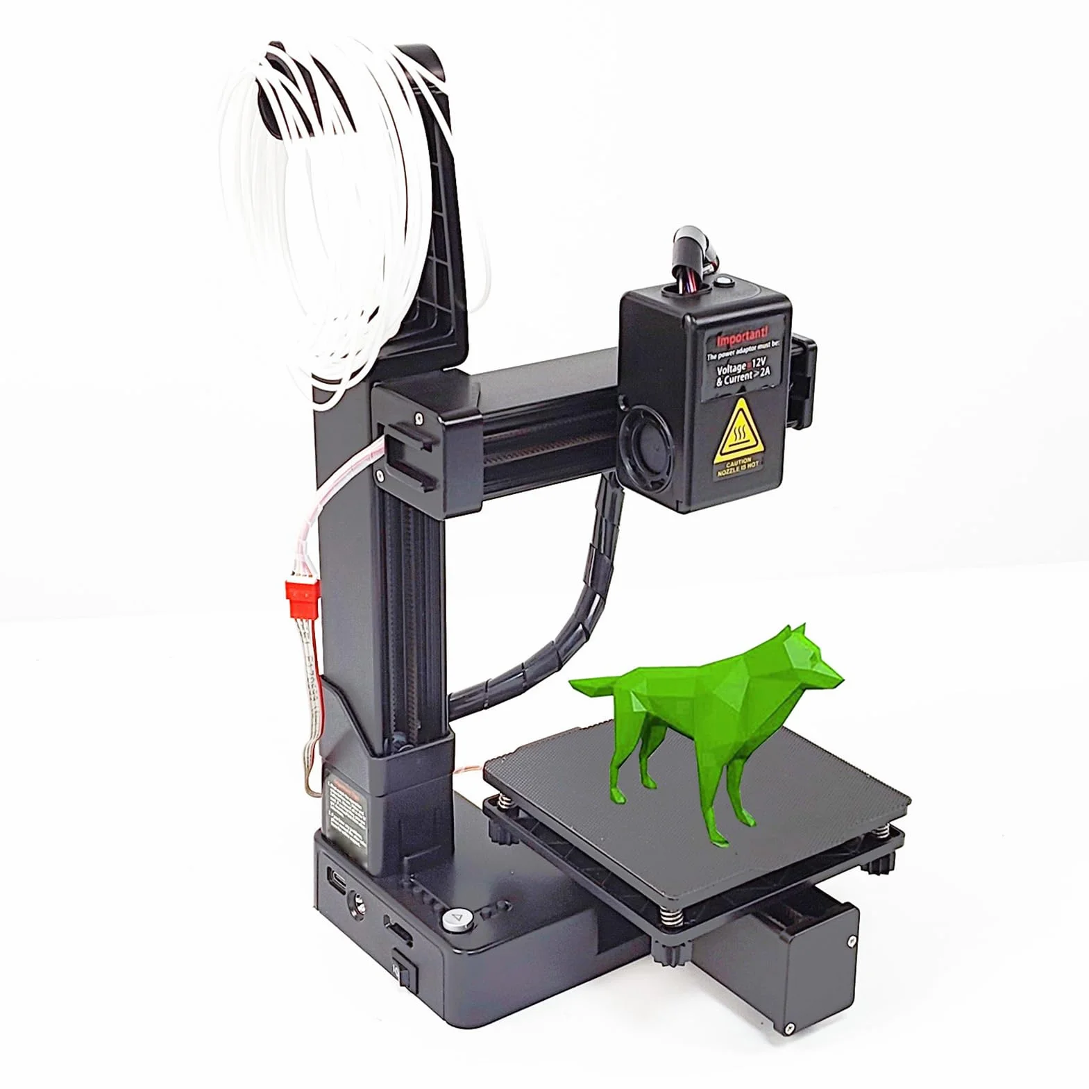 Kavolet Imprimante 3D à Multiplexage par Répartition de Fréquence, Machine d'impression 3D Compacte à Chauffage Rapide de Haute Précision pour L'éducation, Conçue pour Les (Prise UE)
