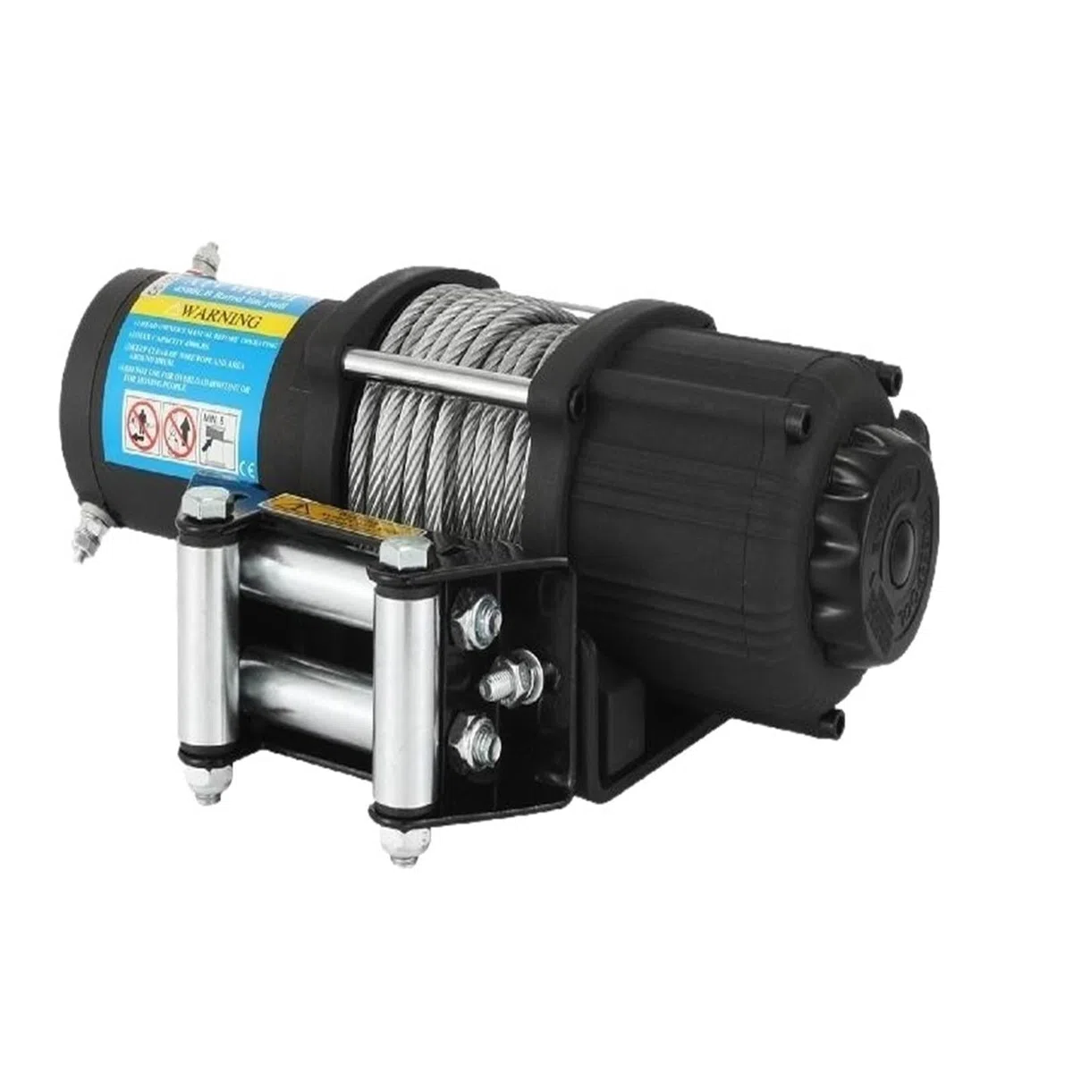 Treuil Électrique 4000LBS/1814Kg 12V for Câble en Acier 4X4 43FT avec Contrôle sans Fil ATV Camion Hors Route Puissant Et SûR