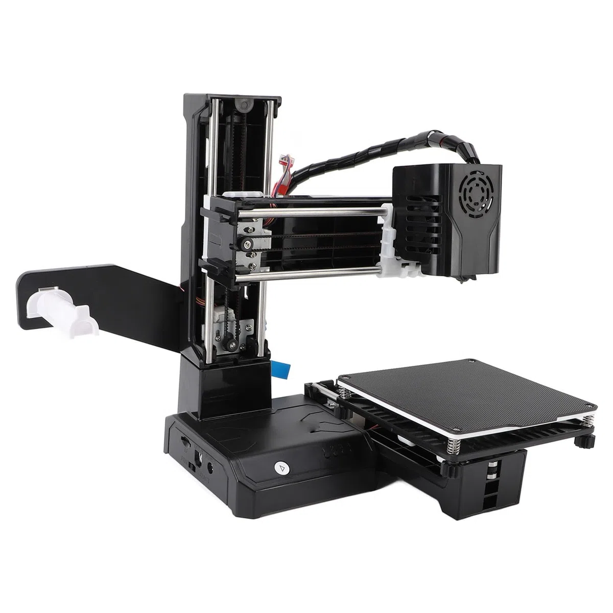 Imprimante 3D Cliquez sur Mini Machine d'impression de Bureau pour Les Enfants 100x100x100mm Taille d'impression Plateforme Amovible OneKey Printing, Léger, Portable et (Prise UE)