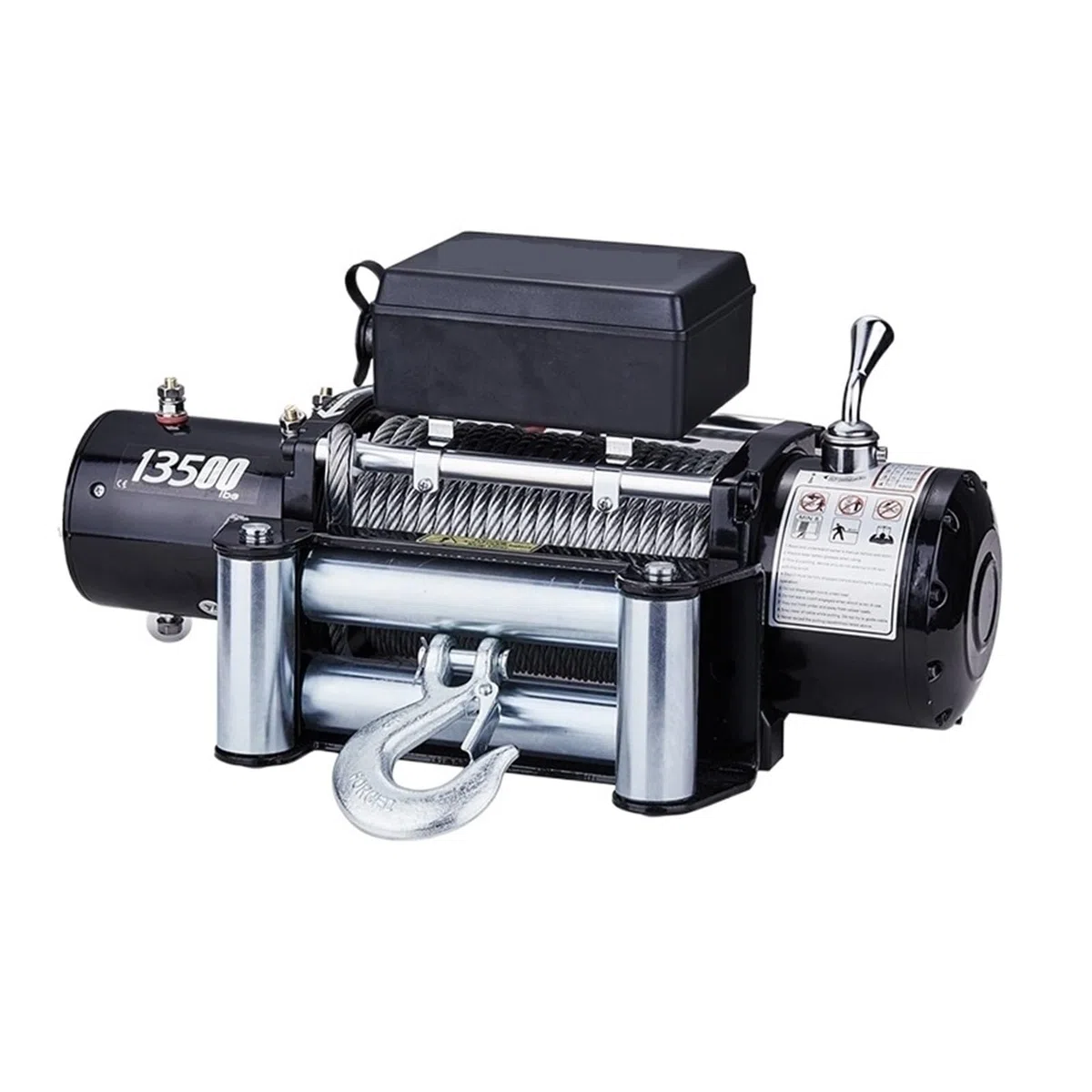 Treuil Électrique Acier/corde Synthétique 3000~13500LBS 12V ATV Bateau 4x4 Récupération Véhicule Tout-terrain Modifié