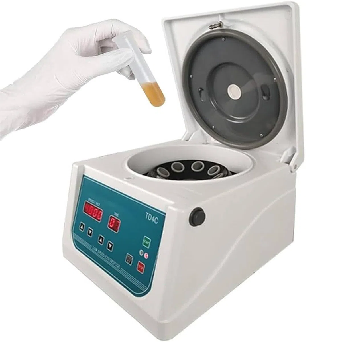 Centrifugeuse De Table De Laboratoire PRP 6 X 15/8 X 15/12 X 10ml, Mini Centrifugeuse Scientifique avec Minuterie 0-99 Mins Vitesse Réglable